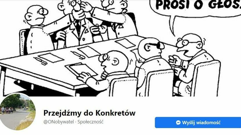 Zablokowany przez oficjalny profil prezydenta Białej Podlaskiej, pan Grzegorz znalazł inny sposób na komentowanie. Stworzył własną stronę 