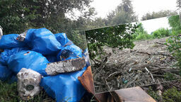 Zakole Wisły w okolicach Wólki Gołębskiej to jedno z miejsc, gdzie woda naniosła i zostawiła sporo śmieci. Na szczęście, większość odpadów została już uprzątnięta. Pomagają w tym osoby prywatne, a także pracownicy Wód Polskich