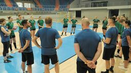 Trening  piłkarek ręcznych MKS Perła Lublin