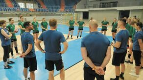 Trening  piłkarek ręcznych MKS Perła Lublin