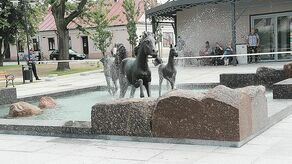 Fontanna projektu Arkadiusza Markiewicza