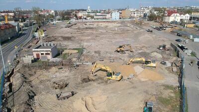 Plac budowy nowego dworca
