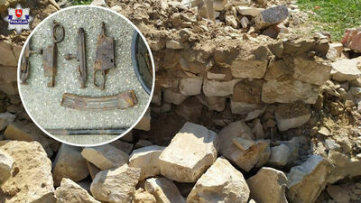 Niespodzianka zamurowana w ścianie domu