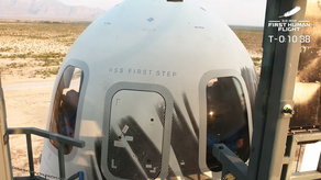 Jeff Bezos leci w kosmos. Zobacz transmisję na żywo ze startu rakiety