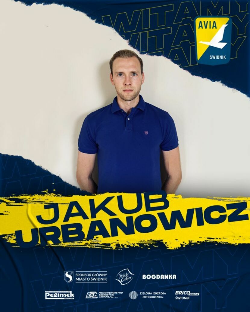 Jakub Urbanowicz został nowym przyjmującym żółto-niebieskich<br />
<br />
