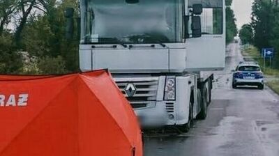 Śmiertelny wypadek. Pieszy zginął pod kołami ciężarówki