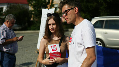 Tour de Konstytucja w Białej Podlaskiej: Sędziowie wychodzą do obywateli [zdjęcia]