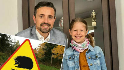 Tabliczki informujące o jeżach można już zobaczyć przy ulicach Białej Podlaskiej