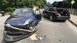 Wypadek w Wojciechowie. Dwie osoby przewiezione do szpitala