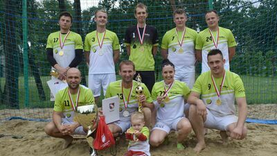 Drużyna EMS Studio Północna Warriors – mistrz „Beach Soccer Świdnik Cup 2021”

