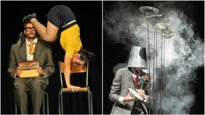 Po lewej: Les GüMs “StOïk”

Po prawej: Vélocimanes Associés / Le Cirque du Bout du Monde “Der Lauf"