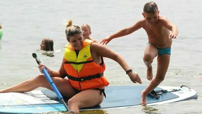 Upalny weekend na pojezierzu. Tak jest nad jeziorem Zagłębocze [zdjęcia]