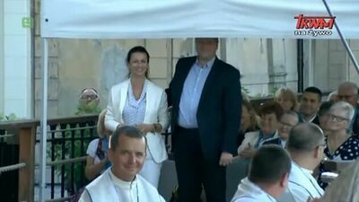 Przemysław Czarnek z żoną