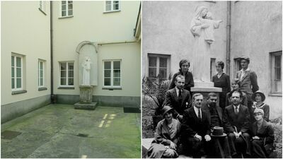 Przedwojenna Matka Boża z dziedzińca KUL nadaje się do liftingu. Trafi w inne miejsce