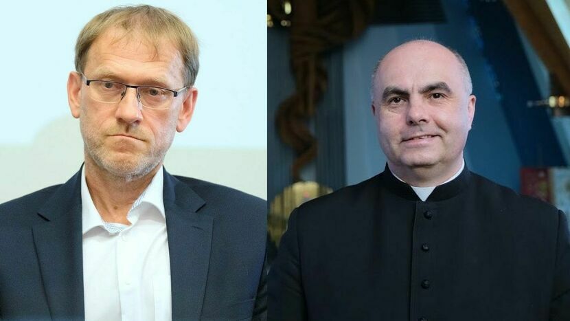 Prof. Krzysztof Tomasiewicz i bp Adam Bab