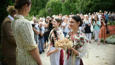 Dożynki dworskie w lubelskim skansenie [zdjęcia]