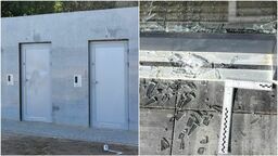 Wandale nad kraśnickim zalewem. Uszkodzili łódź, przenośne toalety i miejski szalet, wybili szybę