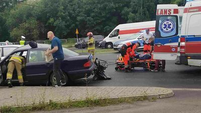 Poważny wypadek na ul. Jana Pawła II
