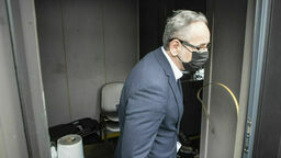 Minister Niedzielski w spalonym punkcie w Zamościu