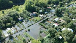 Lublin: Uprawy i altanki działkowców pod wodą. 10 hektarów rozpaczy [zdjęcia]