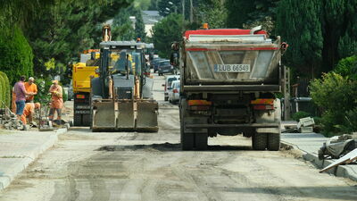 Trwający remont ul. Namysłowskiego to jedna z inwestycji realizowanych w ramach ostatniej edycji budżetu obywatelskiego