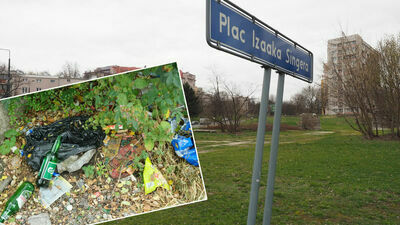 Lublin. Plac prosi się o posprzątanie. Ratusz: nie wszystko możemy