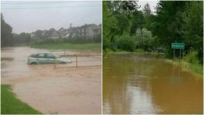 Lubelskie. Po ulewach zalane drogi i piwnice, powalone drzewa. Nie działały nawet telefony
