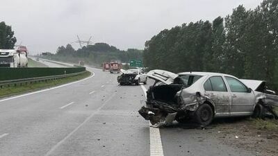 Wypadek w Bronowicach. Droga ekspresowa w stronę Puław zablokowana