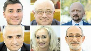 Na górze od lewej: Radny Marcin Bubicz z Portu Lotniczego Lublin; Radny Zbigniew Jurkowski z Miejskiej Korporacji Komunikacyjnej; Senator Jacek Bury
Na dole od lewej: Radny Dariusz Sadowski z Miejskiego Przedsiębiorstwa Wodociągów i Kanalizacji; Radna Monika Orzechowska z Miejskiej Korporacji Komunikacyjnej; Radny Jarosław Pakuła z Miejskiego Ośrodka Sportu i Rekreacji