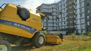 Żniwa przy ul. Jantarowej