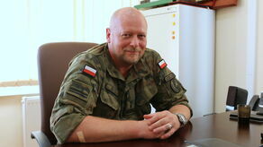 Podpułkownik Daniel Błotko zarządzanie puławskim WKU rozpoczął od omówienia spraw organizacyjnych 