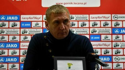 Kamil Kiereś (Górnik Łęczna): Pierwsza połowa to w naszym wykonaniu jakiś żart