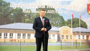 Centralne uroczystości początku nowego roku szkolnego w Branicy Radzyńskiej z udziałem premiera Mateusza Morawieckiego i ministra edukacji Przemysława Czarnka