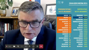 O sytuacji epidemicznej mówił dziś wojewoda lubelskich Lech Sprawka podczas wideokonferencji