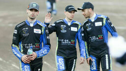 Mikkel Michelsen (z lewej) wystartował w Vojens z "dziką kartą"