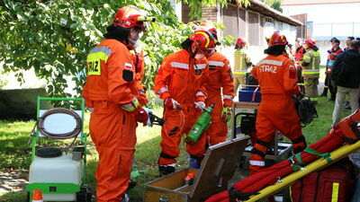 Puławy. Ćwiczyli na wypadek awarii