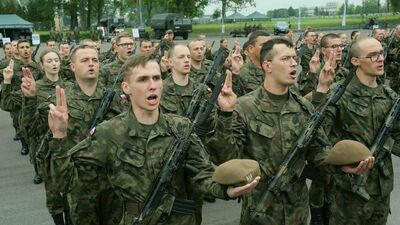 Nowi żołnierze Wojsk Obrony Terytorialnej złożyli w Lublinie przysięgę [zdjęcia]