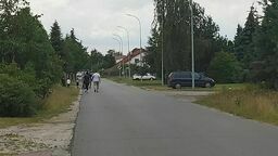 Ulica Żeromskiego bez chodników