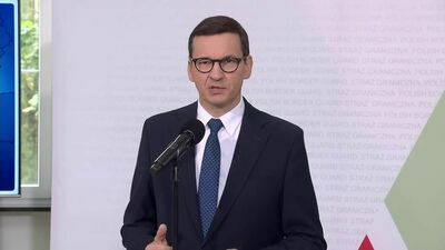 Premier o kryzysie migracyjnym na granicy: To zorganizowany szturm, będziemy umacniać nasze instalacje ochronne