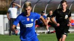 Adrian Cybula zdobył w sobotę dwie bramki dla Stali Kraśnik