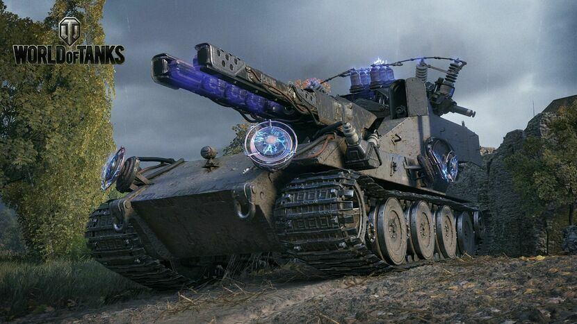 Blitzträger auf E 110 w World of Tanks