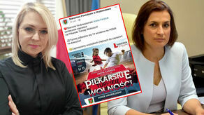 Marta Majewska, burmistrz Hrubieszowa i Aneta Karpiuk starosta hrubieszowski