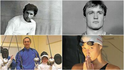 Górny rząd od lewej: Marek Bajan, Jerzy Nieć
Dolny rząd od lewej: Marek Stępień, Zuzanna Mazurek