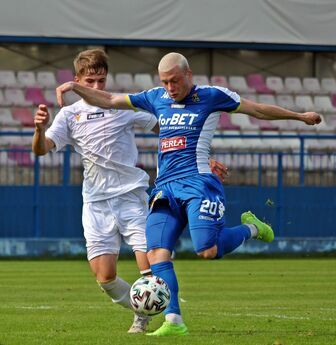 Damian Sędzikowski gola we Wronkach nie zdobył, ale obok Michała Fidziukiewicza był najlepszym graczem Motoru