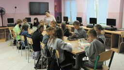 Jedna z takich lekcji w Szkole Podstawowej Nr 6 w Kraśniku