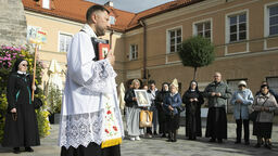 Modlitwa w centrum Lublina. Za pokój na świecie, uchodźców i Andrzeja Dudę