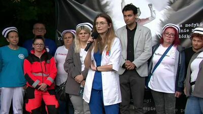 "80 proc. wizyty lekarskiej to uzupełnianie dokumentacji". Lekarze z "białego miasteczka" o biurokracji w systemie ochrony zdrowia