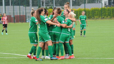 Górnik Łęczna świętuje zdobycie kolejnej bramki
