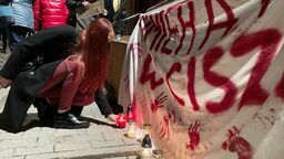 Protest w Lublinie w sprawie sytuacji na granicy polsko-białoruskiej. "Umierają w ciszy" [zdjęcia]