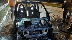 Nie ma co remontować. Pożar samochodu na S17